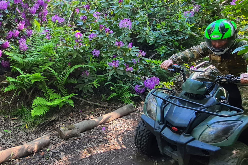 quad biking