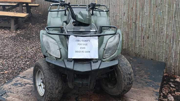 used 150cc quad bike for sale